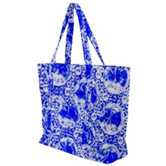 Cut Glass Beads Zip Up Canvas Bag by essentialimage