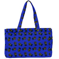 Daisy Royal Blue Canvas Work Bag by snowwhitegirl