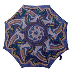 Liquid Marble Background Hook Handle Umbrellas (large) by Vaneshart