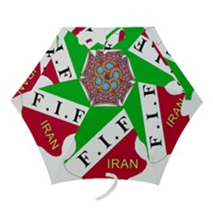 Iran Football Federation Pre 1979 Mini Folding Umbrellas by abbeyz71