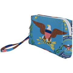Seal Of United States Department Of Defense Wristlet Pouch Bag (small) by abbeyz71