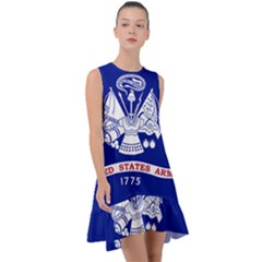 Field Flag Of United States Department Of Army Frill Swing Dress by abbeyz71