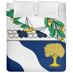 Coat Of Arms Of United States Army 143rd Infantry Regiment Duvet Cover Double Side (california King Size) by abbeyz71