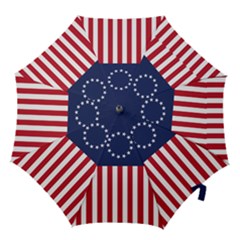 Betsy Ross Flag Usa America United States 1777 Thirteen Colonies Vertical Hook Handle Umbrellas (medium) by snek