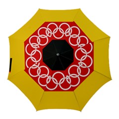 Olympic Flag Of Germany, 1960-1968 Golf Umbrellas by abbeyz71