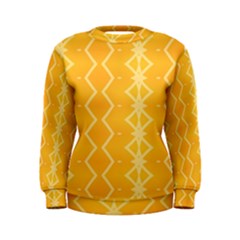 Pattern Yellow Women s Sweatshirt by HermanTelo