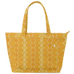 Pattern Yellow Back Pocket Shoulder Bag  by HermanTelo