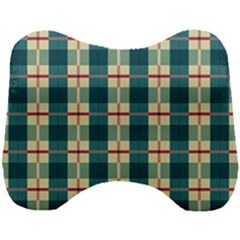 Pattern Texture Plaid Grey Head Support Cushion by Mariart