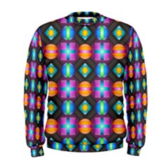 Squares Spheres Backgrounds Texture Men s Sweatshirt by HermanTelo