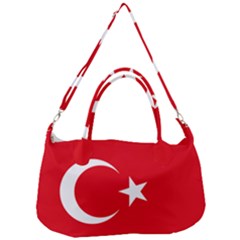 Vertical Flag Of Turkey Removal Strap Handbag by abbeyz71