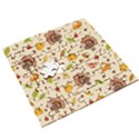 Thanksgiving Turkey pattern Wooden Puzzle Square View3