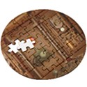Steampunk Design Wooden Puzzle Round View3