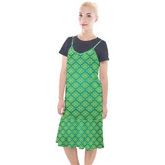 Pattern Texture Geometric Green Camis Fishtail Dress by Mariart