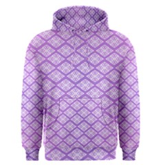 Pattern Texture Geometric Purple Men s Pullover Hoodie by Mariart