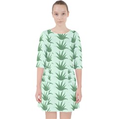 Aloe Plants Pattern Scrapbook Pocket Dress by Alisyart