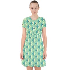 Background Chevron Green Adorable In Chiffon Dress by HermanTelo