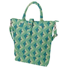 Background Chevron Green Buckle Top Tote Bag by HermanTelo