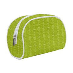 Background Texture Pattern Green Makeup Case (small) by HermanTelo