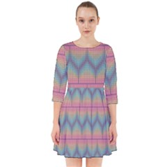 Pattern Background Texture Colorful Smock Dress by HermanTelo