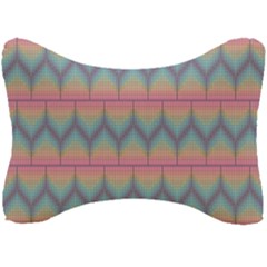 Pattern Background Texture Colorful Seat Head Rest Cushion by HermanTelo