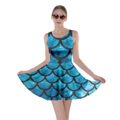 Mermaid Blue Skater Dress by bloomgirldresses