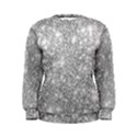 Silver and white Glitters metallic finish party texture background imitation Women s Sweatshirt View1