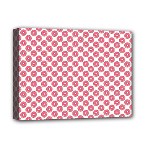 Donuts Rose Deluxe Canvas 16  X 12  (stretched)  by kcreatif