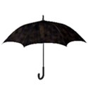 Abstrait Lignes Marron Hook Handle Umbrellas (Large) View3
