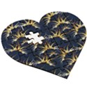 Pearl Pattern Floral Design Art Digital Seamless Wooden Puzzle Heart View3