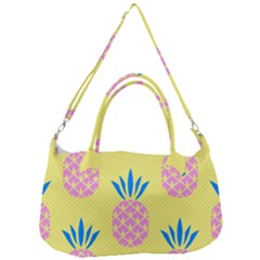 Summer Pineapple Seamless Pattern Removal Strap Handbag by Sobalvarro
