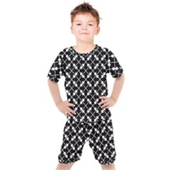 Abstract Background Arrow Kids  Tee And Shorts Set by HermanTelo