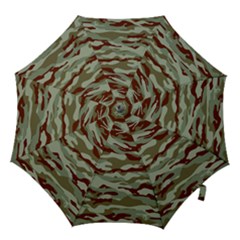 Brown And Green Camo Hook Handle Umbrellas (large) by McCallaCoultureArmyShop
