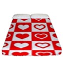 Background Card Checker Chequered Fitted Sheet (King Size) View1