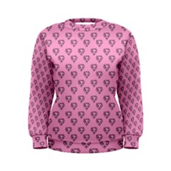 Heart Face Pink Women s Sweatshirt by snowwhitegirl