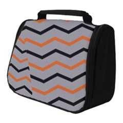 Basketball Thin Chevron Full Print Travel Pouch (small) by mccallacoulturesports