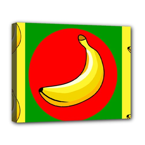 Banana Republic Flags Yellow Red Deluxe Canvas 20  X 16  (stretched) by HermanTelo