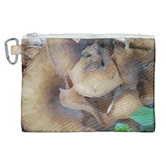 Close Up Mushroom Abstract Canvas Cosmetic Bag (xl) by Fractalsandkaleidoscopes