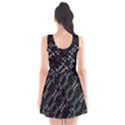Black And White Ethnic Geometric Pattern Scoop Neck Skater Dress View2