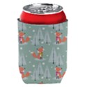 Cute Fox Christmas Winter Seamless Pattern Can Holder View2