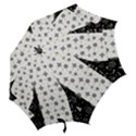 Black Golden Christmas Pattern Collection Hook Handle Umbrellas (Medium) View2