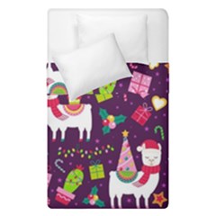 Colorful Funny Christmas Pattern Duvet Cover Double Side (single Size) by Vaneshart