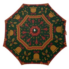Knitted Christmas Pattern Straight Umbrellas by Vaneshart