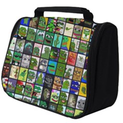 Pepe The Frog Memes Of 2019 Picture Patchwork Pattern Full Print Travel Pouch (big) by snek