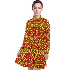 Rby 113 Long Sleeve Chiffon Shirt Dress by ArtworkByPatrick