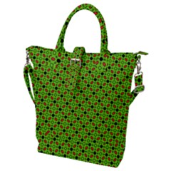 Texture Seamless Christmas Buckle Top Tote Bag by HermanTelo