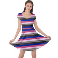 Stripey 9 Cap Sleeve Dress by anthromahe