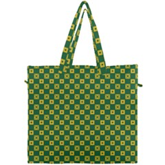 Df Green Domino Canvas Travel Bag by deformigo