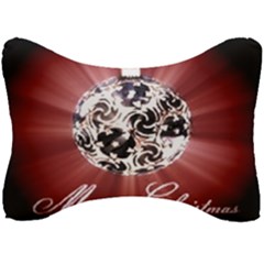 Merry Christmas Ornamental Seat Head Rest Cushion by christmastore