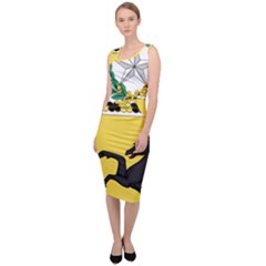 Coat Of Arms Of United States Army 112th Cavalry Regiment Sleeveless Pencil Dress by abbeyz71