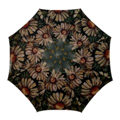 Old Embroidery 1 1 Golf Umbrellas by bestdesignintheworld